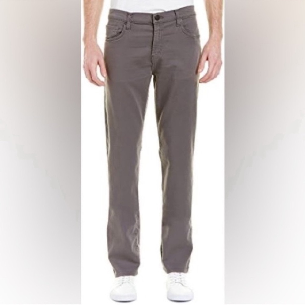 J Brand Kane Keckley Frigate Pants in Lux French Terry Sz 36 Gray